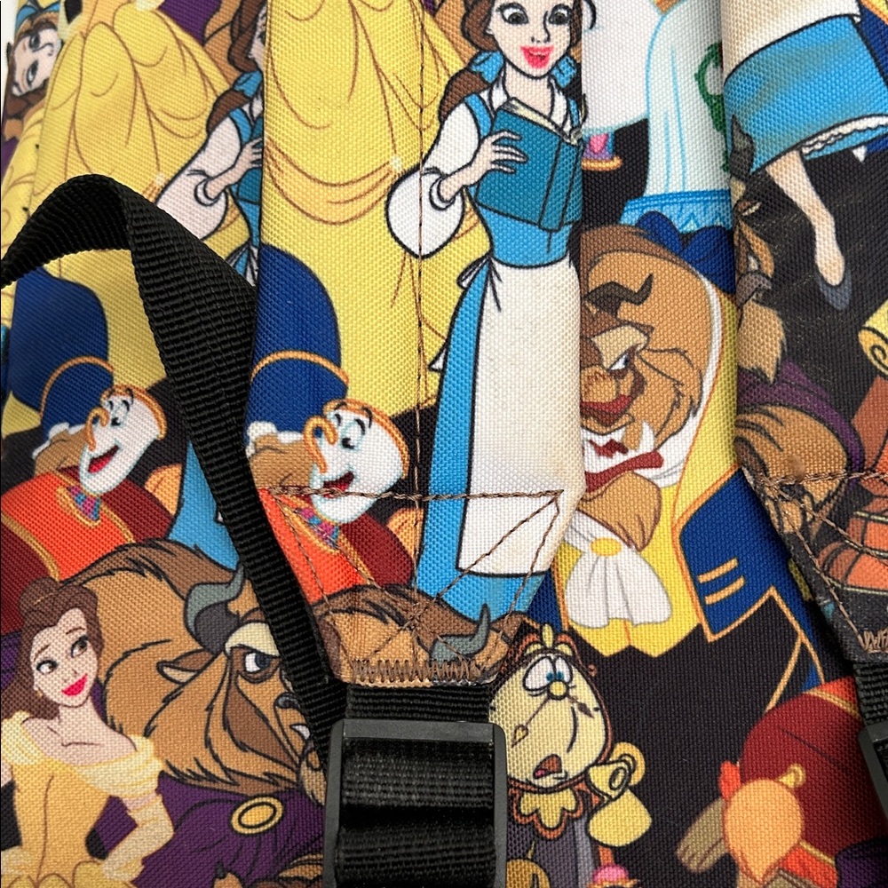 Loungefly Beauty and the Beast Character Print Backpack - Picture 5 of 6